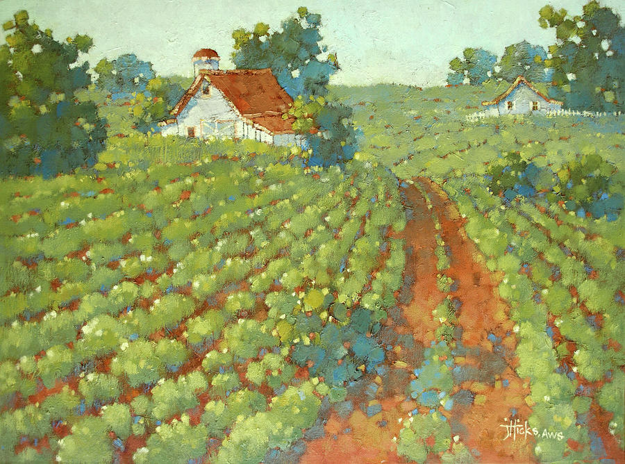 Once Upon a Farm #1 Painting by Joyce Hicks