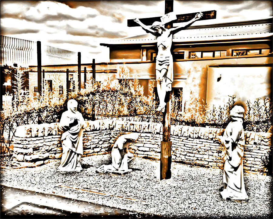 One of a series of abstract versions of the crucifixion #3 Photograph by Pics By Tony