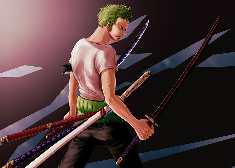Roronoa Zoro One Piece #12 Tapestry by Enid Monahan - Fine Art America