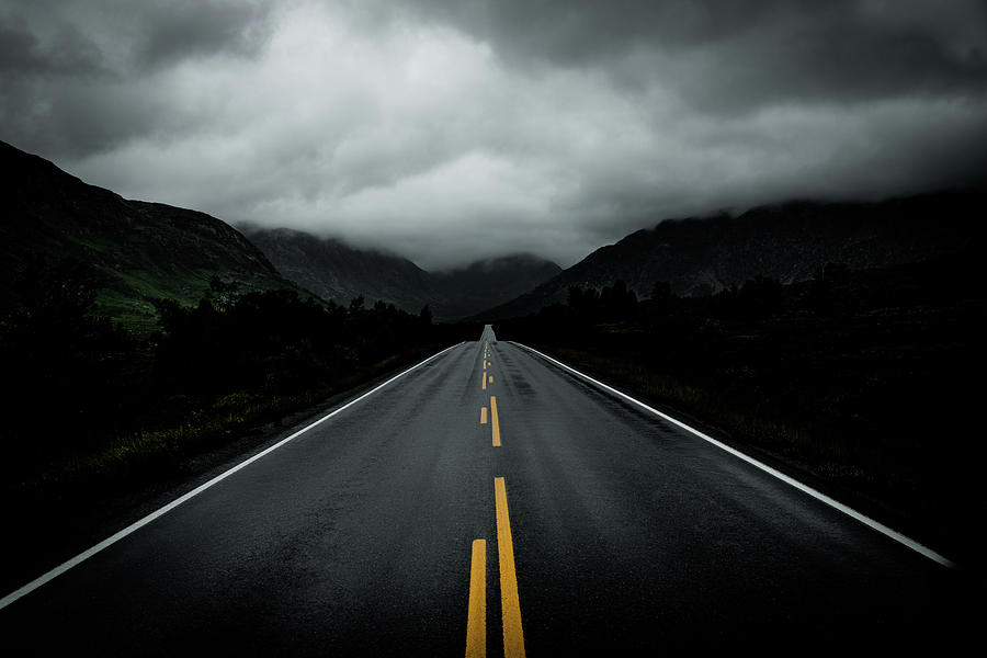 Mountain Photograph - Open Road Landscape by Nicklas Gustafsson