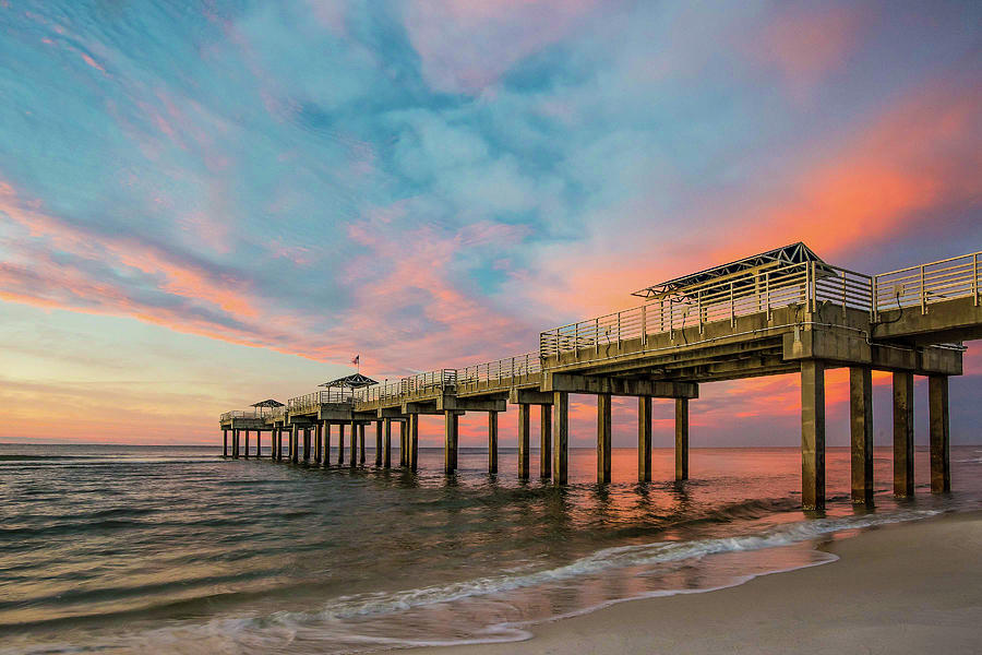 Orange Beach Sunrise Photograph by Thomas Pettengill | Fine Art America