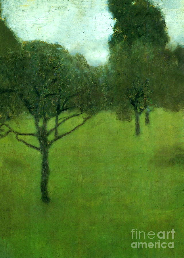 Orchard #1 Painting by Gustav Klimt