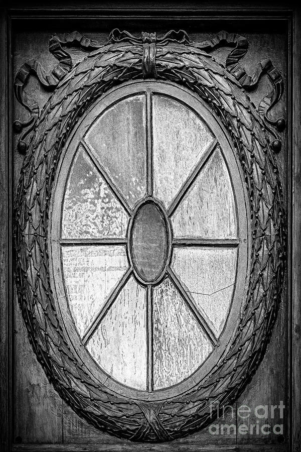Ornate Oval Window #1 Photograph by Antony McAulay
