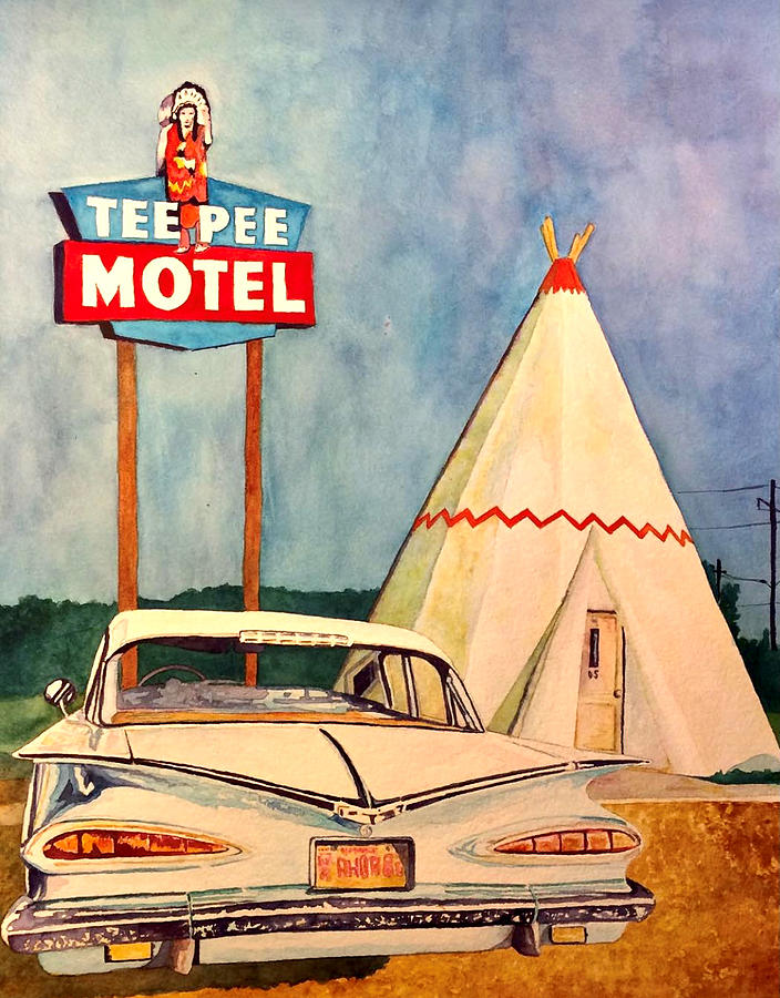 Route 66 Painting by Grant Nixon - Fine Art America