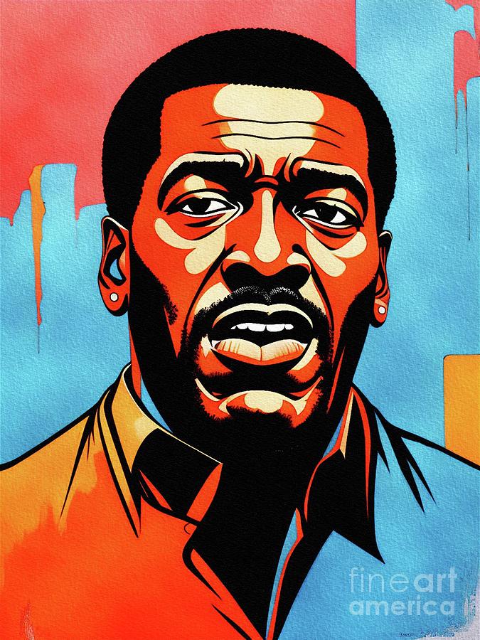 Otis Redding Music Star #1 Painting by Sarah Kirk - Fine Art America