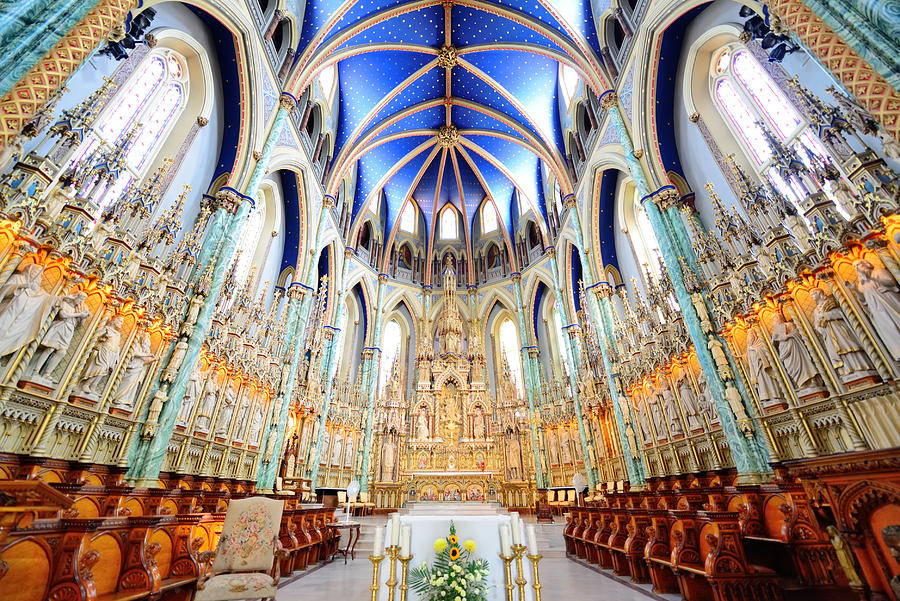 Ottawa Notre Dame Basilica #1 Photograph by Songquan Deng
