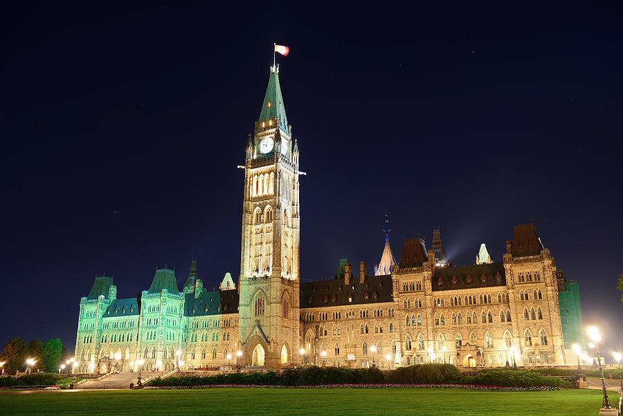 Ottawa Parliament Hill building #1 Photograph by Songquan Deng
