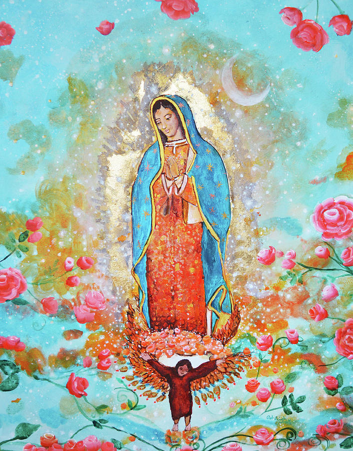 Our Lady of Guadalupe Painting by Ashleigh Dyan Bayer