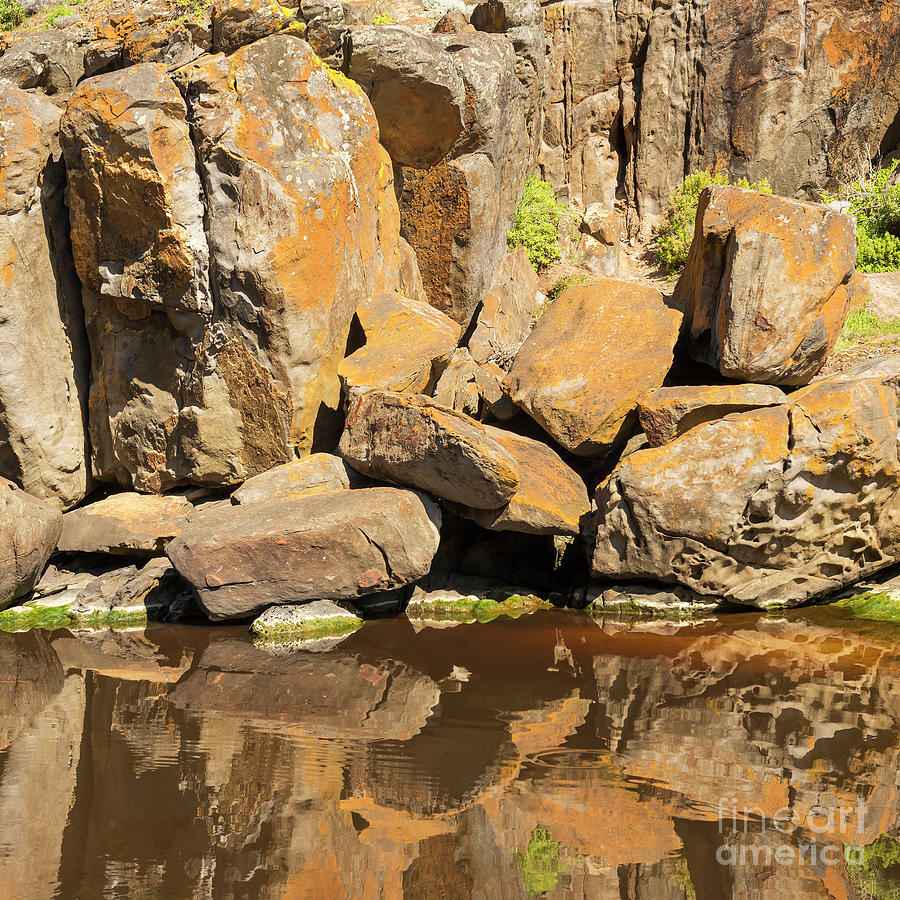 Outback Rock Reflections #1 Photograph by THP Creative