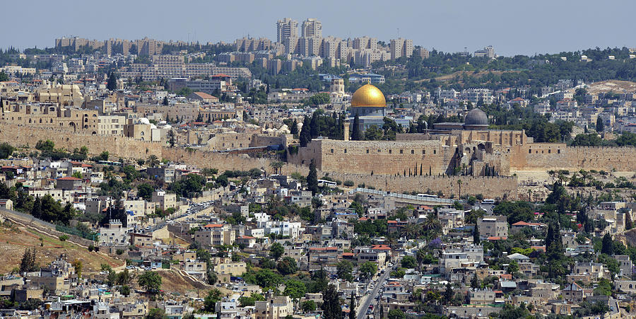Overlooking Jerusalem #1 Photograph by Yue Wang