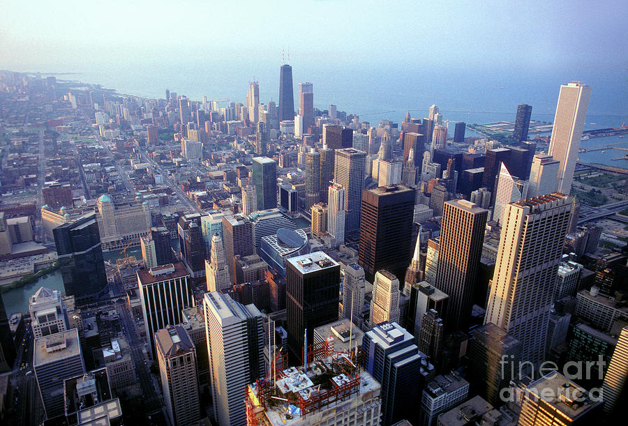 Overlooking The Chicago Skyline #2 Photograph by Wernher Krutein