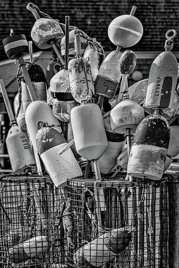 P Town Fishing Buoys #1 Photograph by Susan Candelario