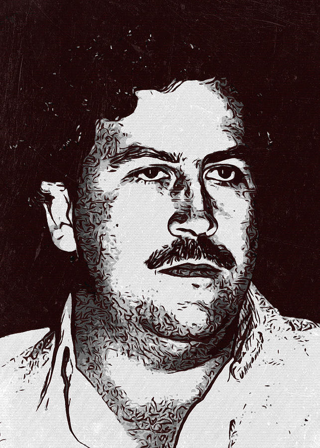 Pablo Escobar Artwork Painting by New Art