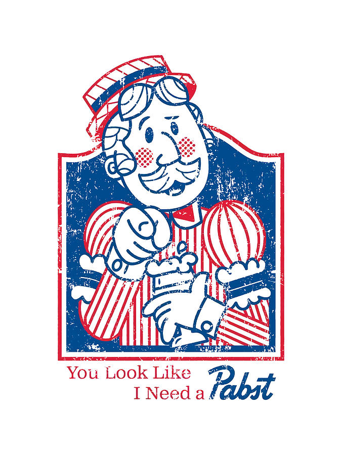 Pabst Blue Ribbon Wallpaper Digital Art by Gomgem Seprita - Fine Art