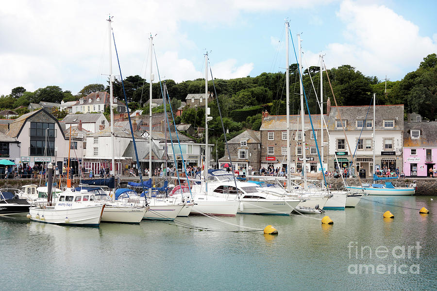 Padstow Harbour and Langdons Steps #1 Photograph by Terri Waters