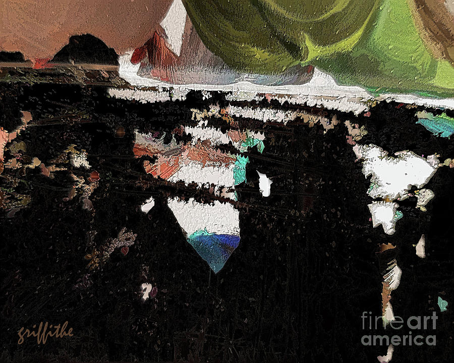 Abstract Photograph - Paint Chip 3 #1 by Tom Griffithe
