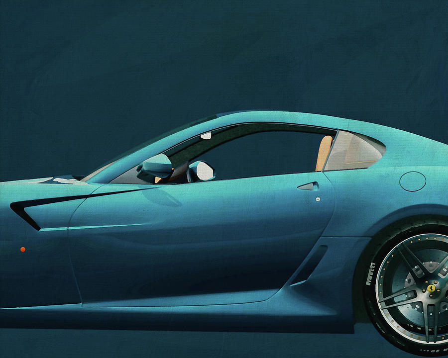 Painting of a Ferrari 599 GTB Fiorano 2006 by Jan Keteleer Painting of a Ferrari 599 GTB Fiorano 2006 by Jan Keteleer