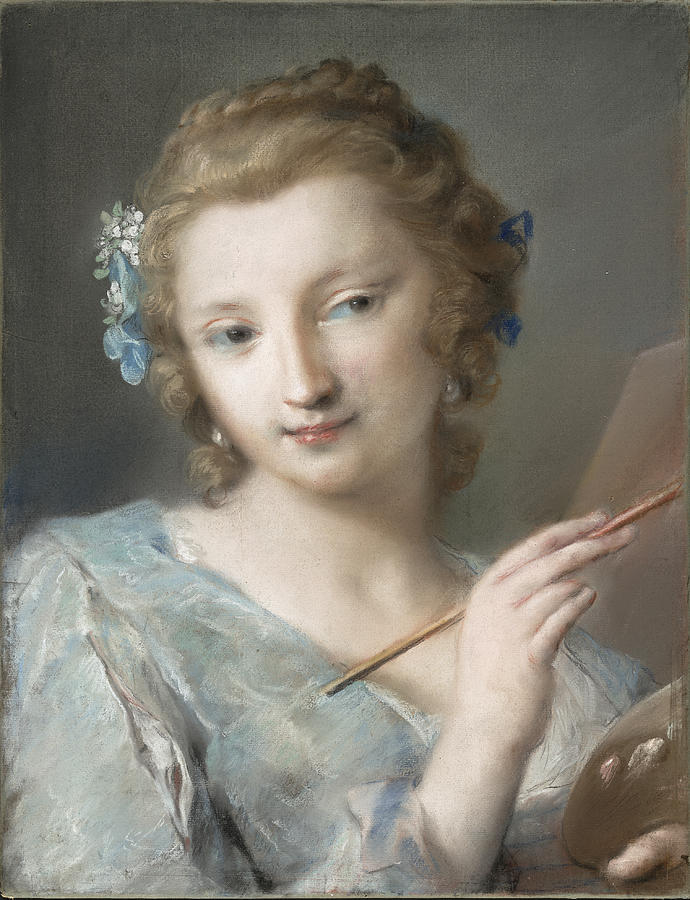 Painting #2 Drawing by Rosalba Carriera