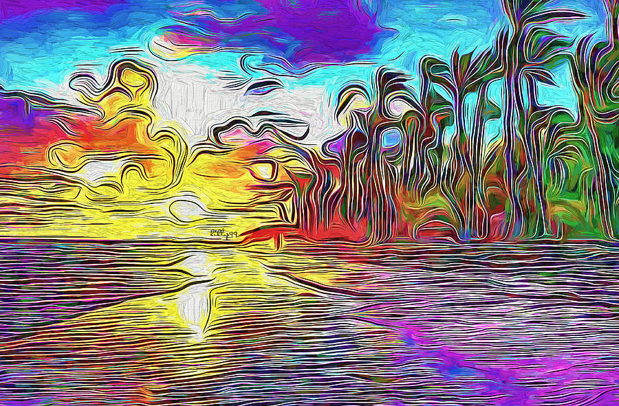 Palms Paradise Painting