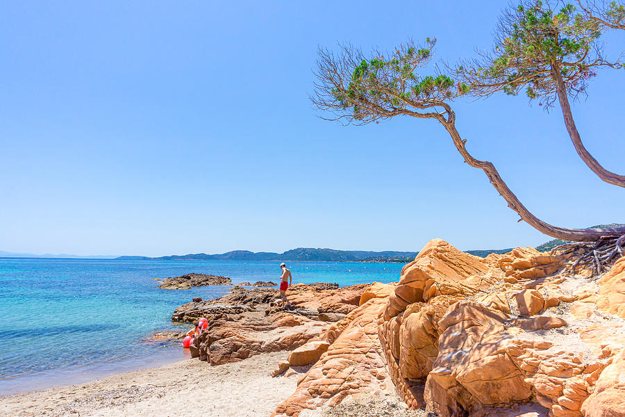 Palombaggia beach Corsica, France. #1 Photograph by Wilatlak Villette