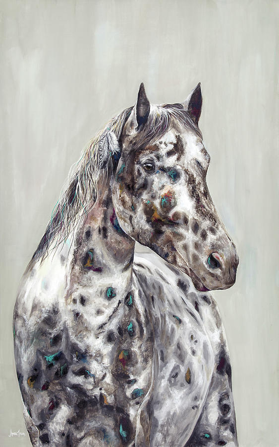 Horse Painting - Palouse by Averi Iris
