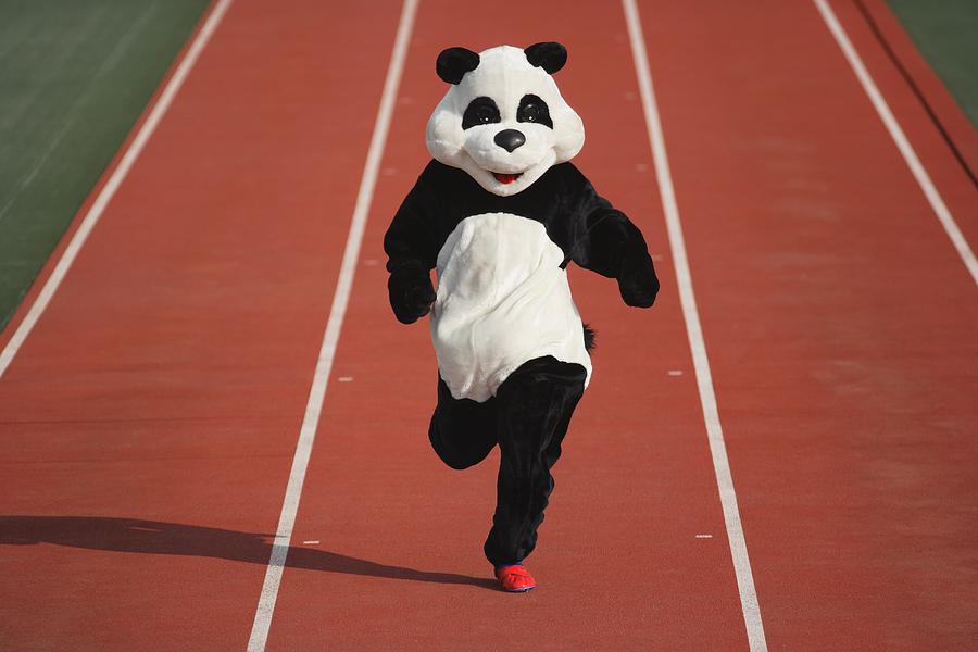 Panda Sprinting on a Track #1 Photograph by Nate Jordan / Aflo