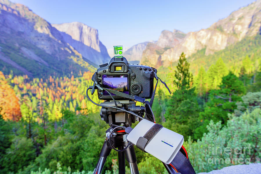 panoramic time lapse El Capitan of Yosemite #1 Photograph by Benny Marty