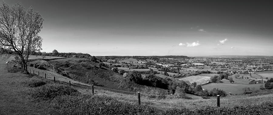 Panoramic view along the Cotswold escarpment #1 Photograph by Seeables Visual Arts