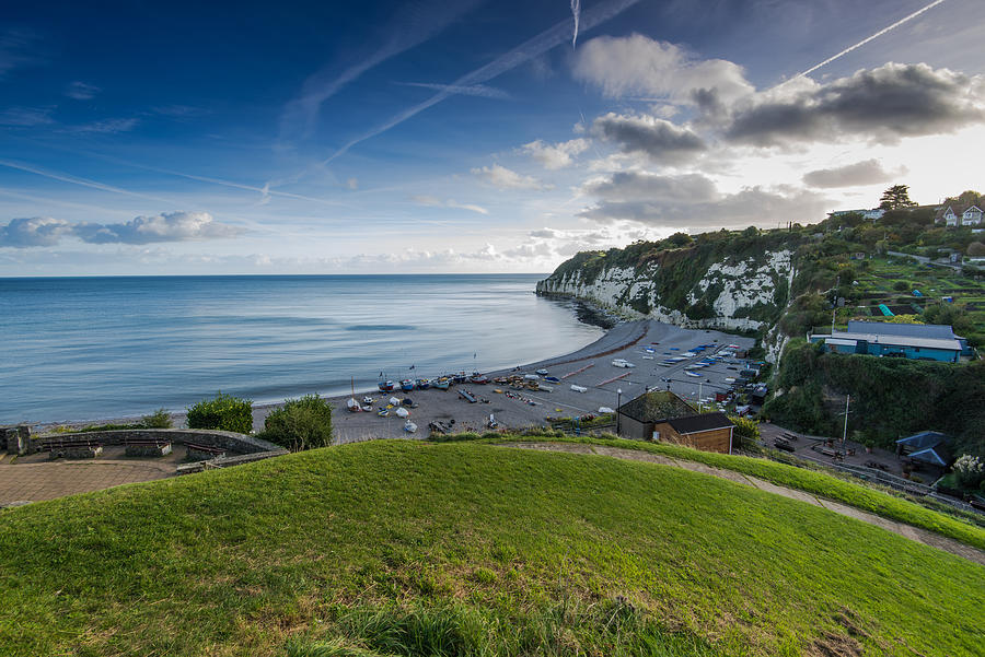 Panoramic view over Beer village in Devon,UK #1 Photograph by Merc67