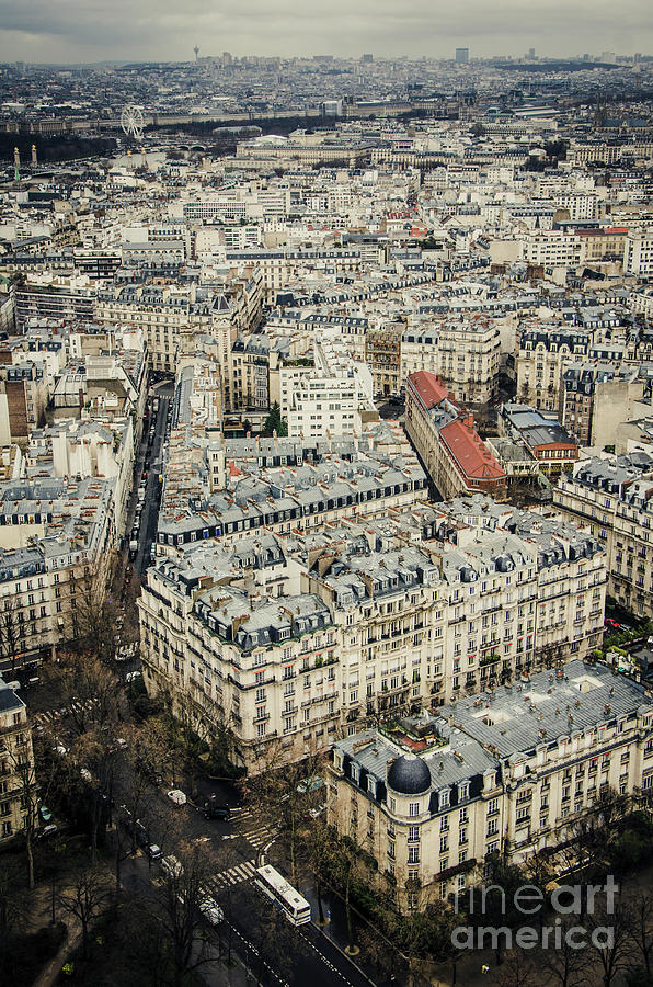 Paris cityscape #1 Photograph by Perry Van Munster