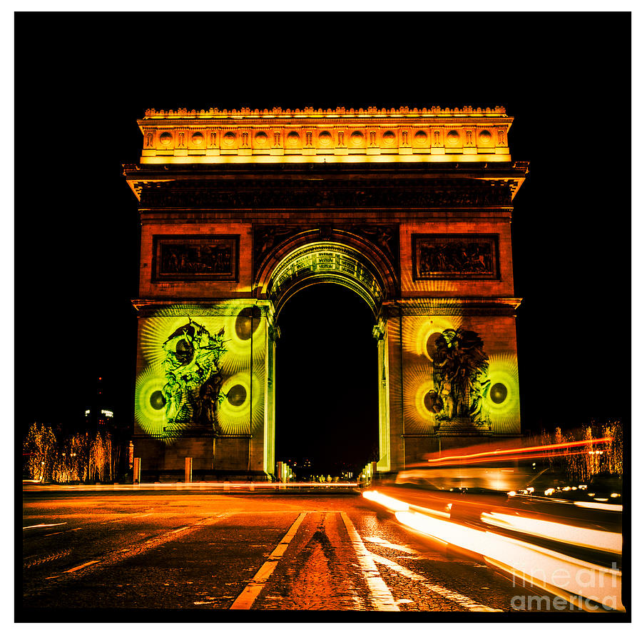 The Arc de Triomphe of the  Etoile. Photograph by Cyril Jayant