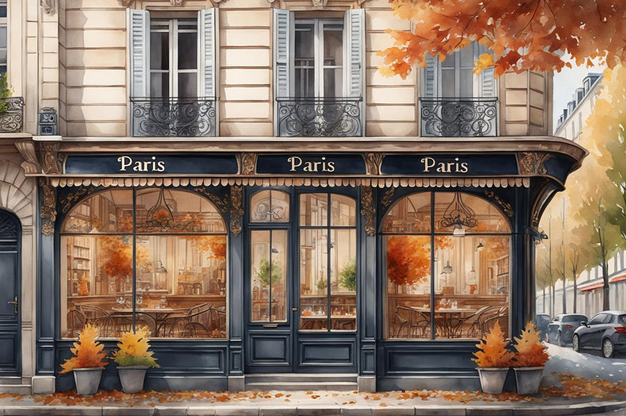 Paris Street Digital Art