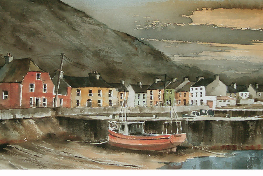 Passage East, Waterford #2 Painting by Val Byrne