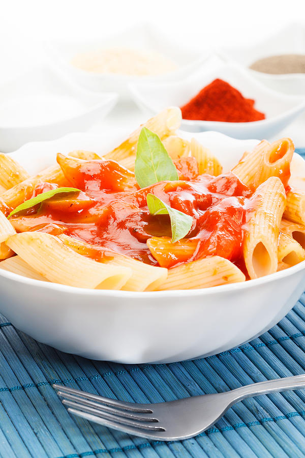 Pasta with tomato sauce #1 Photograph by Fotek