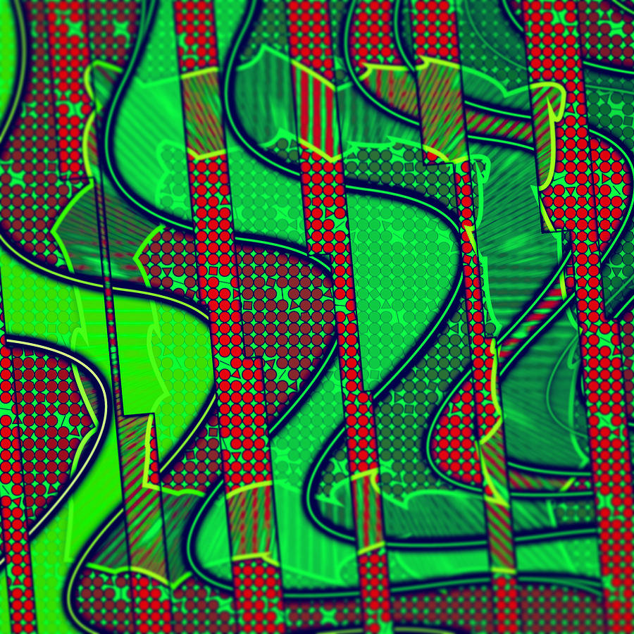 Pattern 44 Digital Art by Marko Sabotin
