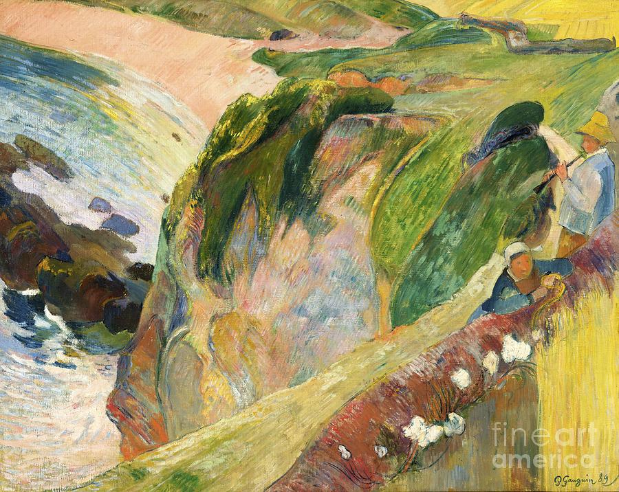 Paul Gauguin - Above the sea #1 Painting by Alexandra Arts