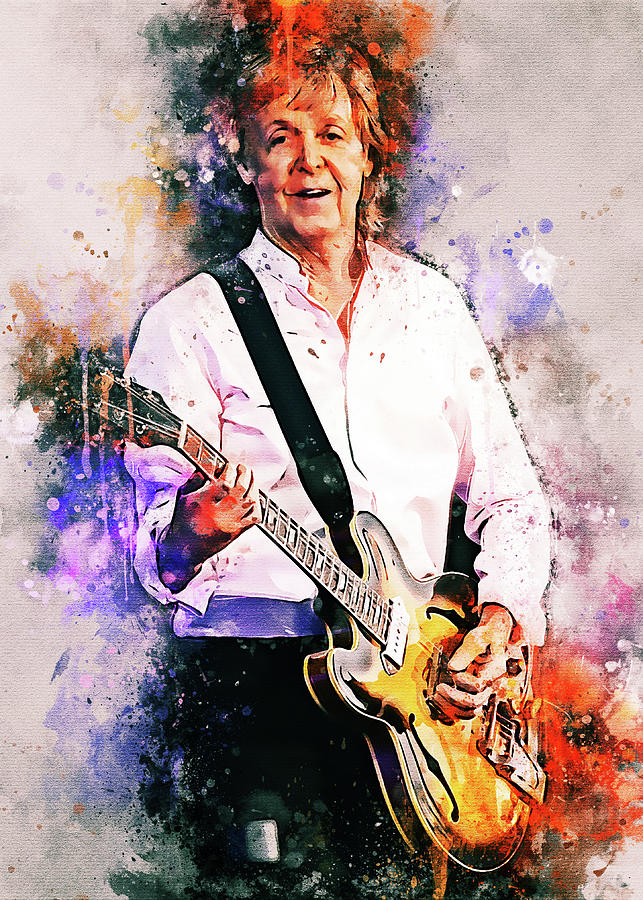 Paul McCartney Painting by Alva Donna - Fine Art America