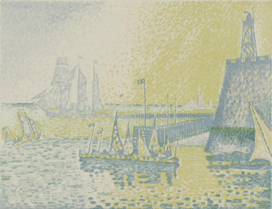 Paul Signac  #1 Painting by MotionAge Designs