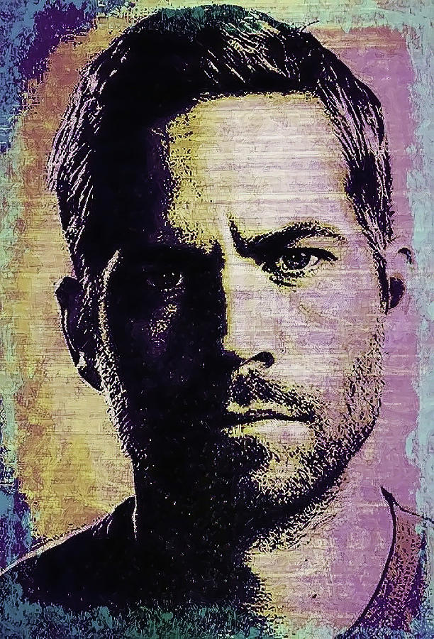 Paul Walker Digital Art by Bob Smerecki - Fine Art America