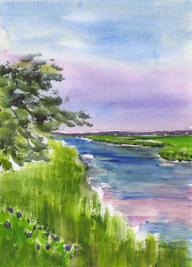 Pawleys Island Marsh #1 Painting by Frank Bright