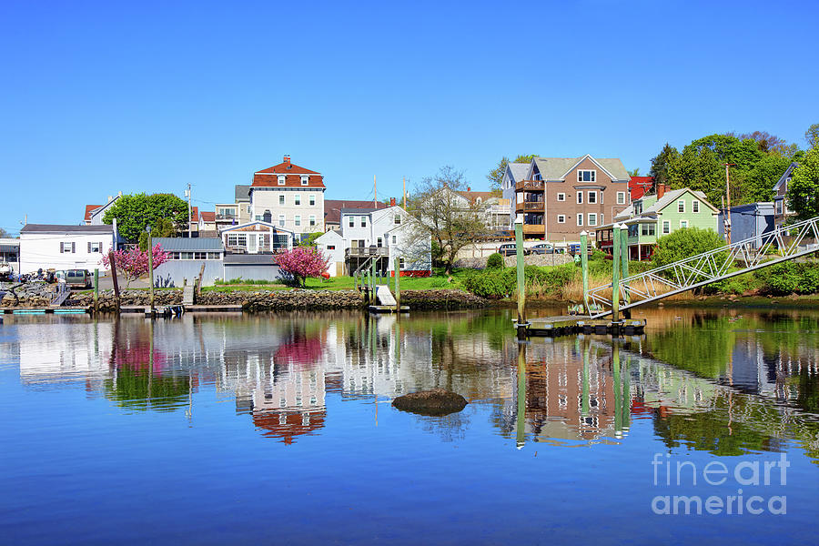 Pawtuxet Village in the cities of Warwick and Cranston Photograph by ...