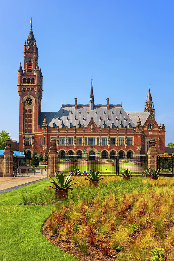 Peace Palace in Hague City In Netherlands #1 Photograph by Artur Bogacki