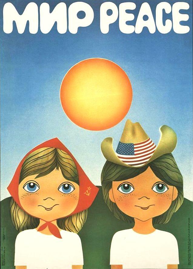 Peace Painting by Soviet Propaganda - Fine Art America