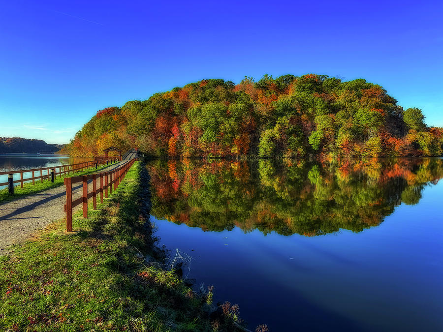 Peaceful Fall scenes with calm wter and beautiful  location #1 Photograph by Dan Friend