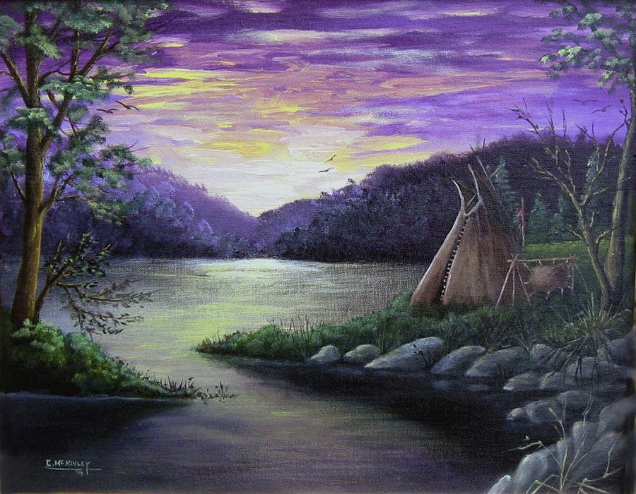 Peaceful Morning #1 Painting by Carl McKinley
