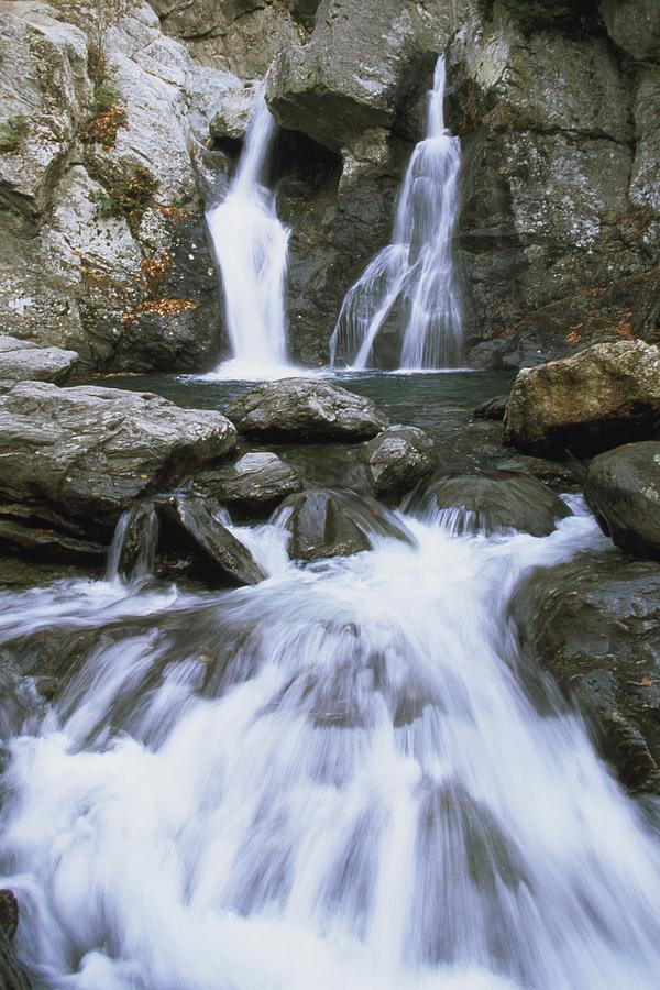 Peaceful waterfall #1 Photograph by Scott Barrow