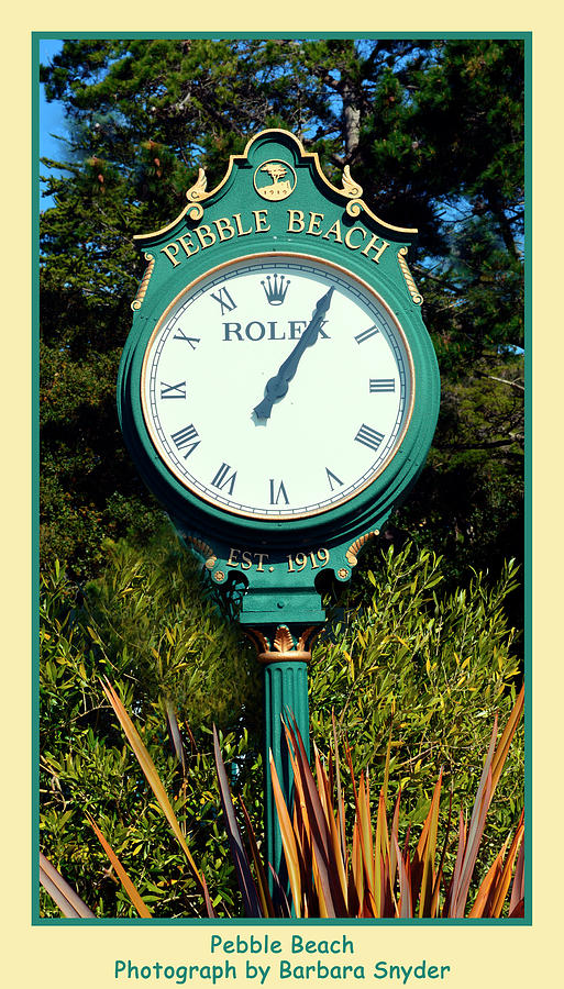 Pebble Beach Rolex #1 Photograph by Barbara Snyder