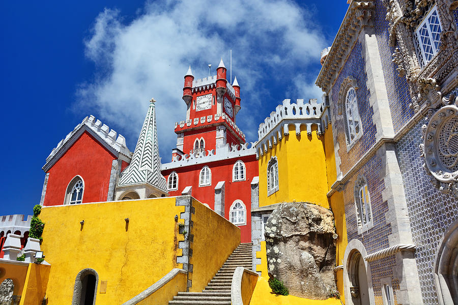 Pena Palace, Sintra #1 Photograph by Alxpin