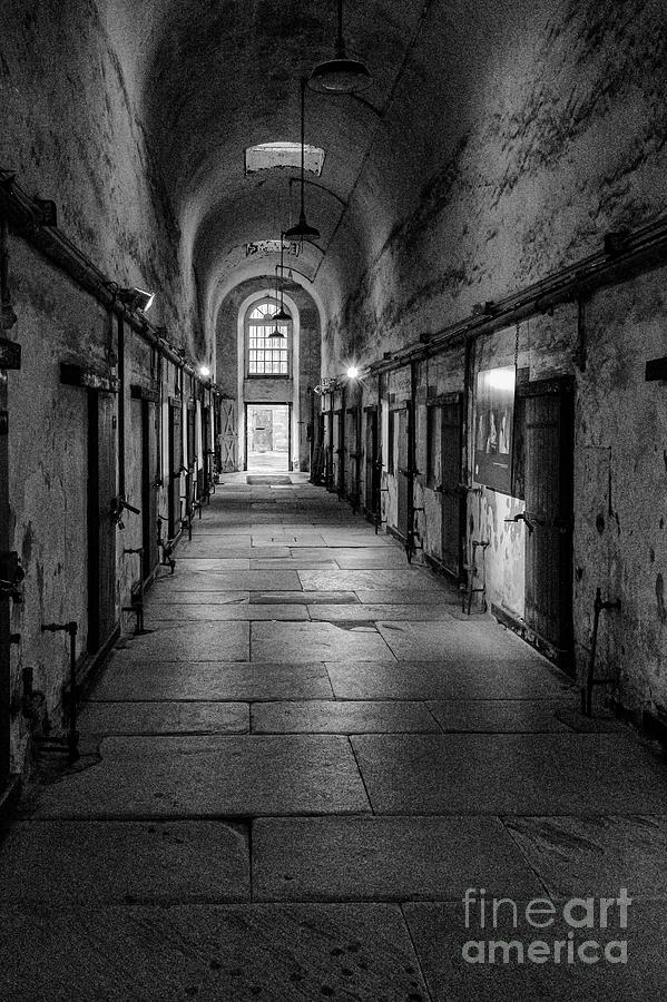Penitentiary Hall and Cells 2 #1 Photograph by Bob Phillips
