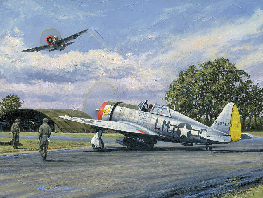 Thunderbolt Painting - Penrod and Sam #2 by Wade Meyers
